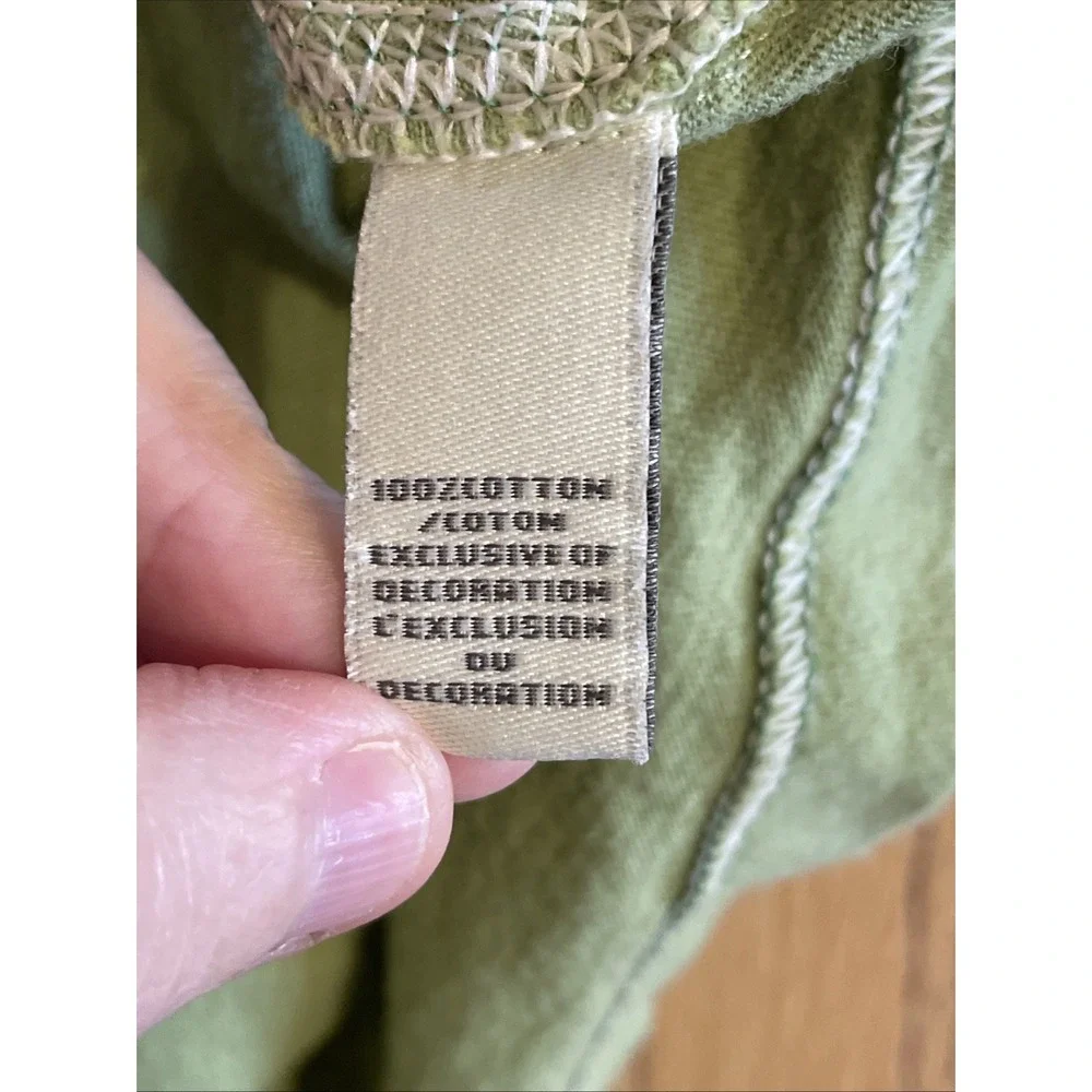 Junior's Abercrombie T-Shirt New York Moose VTG Green Size Large - Picture 5 of 6